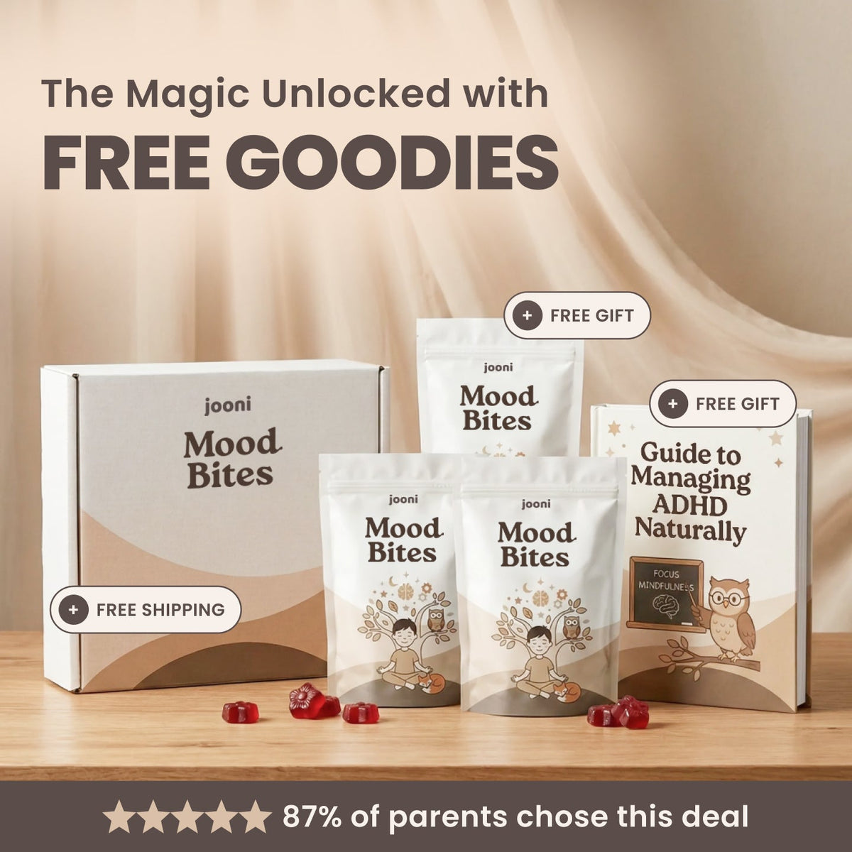 Mood Bites - Saffron Gummies for Kids