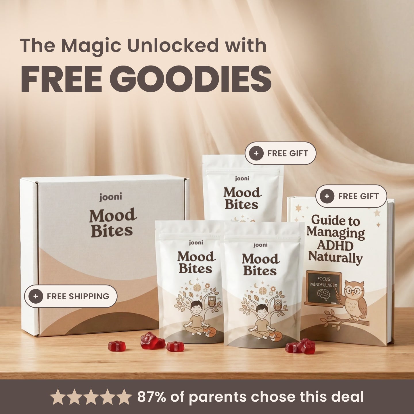Mood Bites - Saffron Gummies for Kids